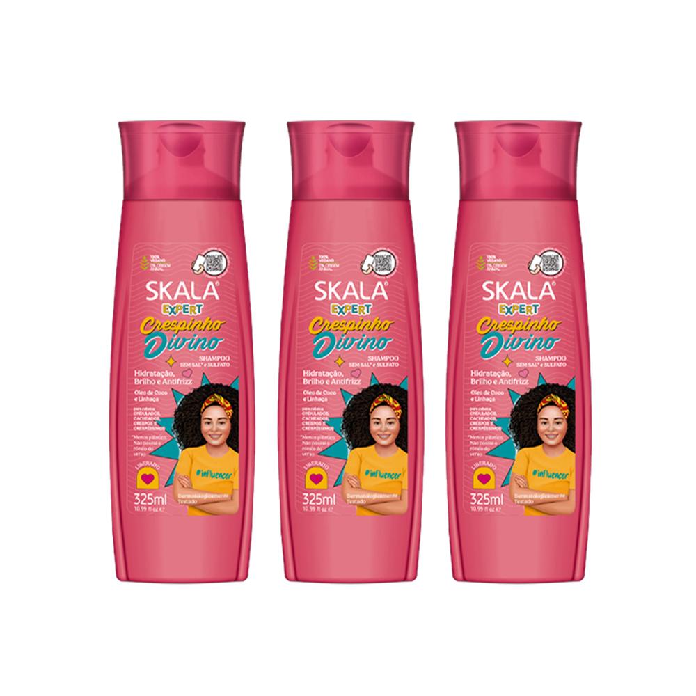Shampoo Crespinho Divino Kids Skala Expert 325Ml 3 Und