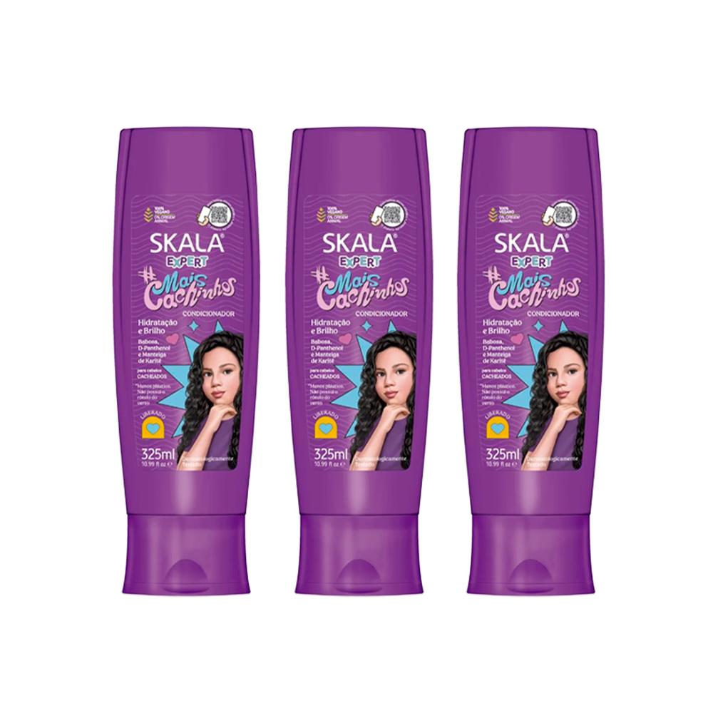 Acondicionador Mais Cachinhos Skala Expert 325Ml 3 Und
