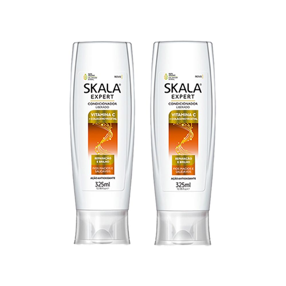 Acondicionador Vitamina C & Colageno Vegetal Skala Expert 325Ml 2 Und