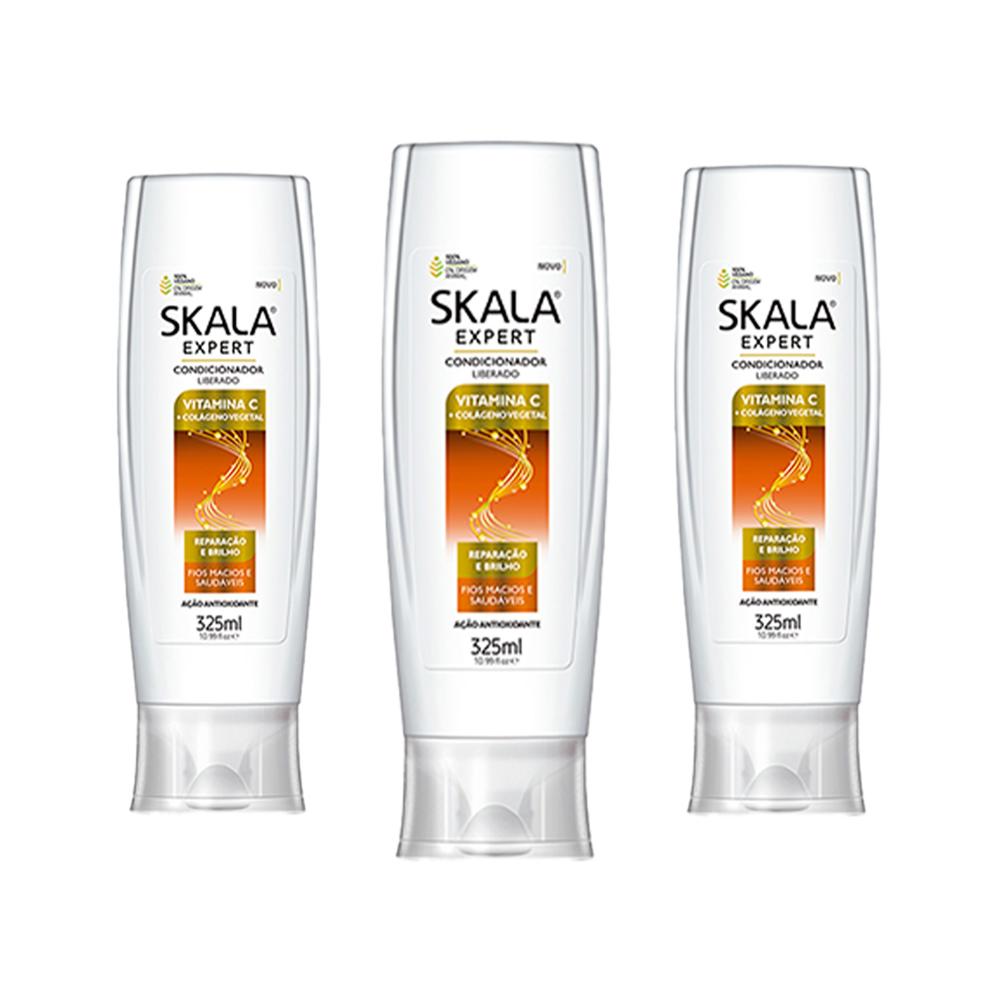 Acondicionador Vitamina C & Colageno Vegetal Skala Expert 325Ml 3 Und