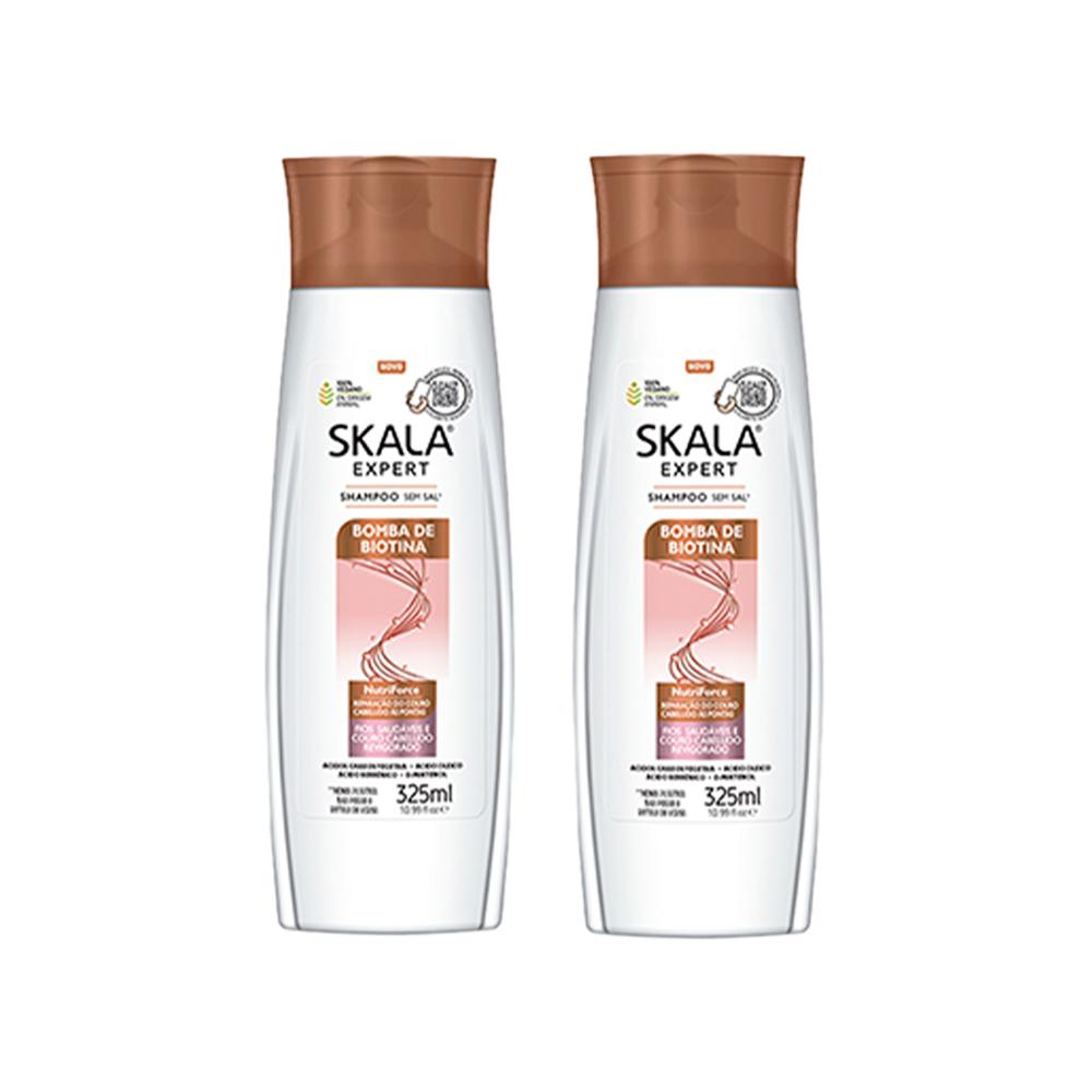 Shampoo Bomba De Biotina Skala Expert 325Ml 2 Und
