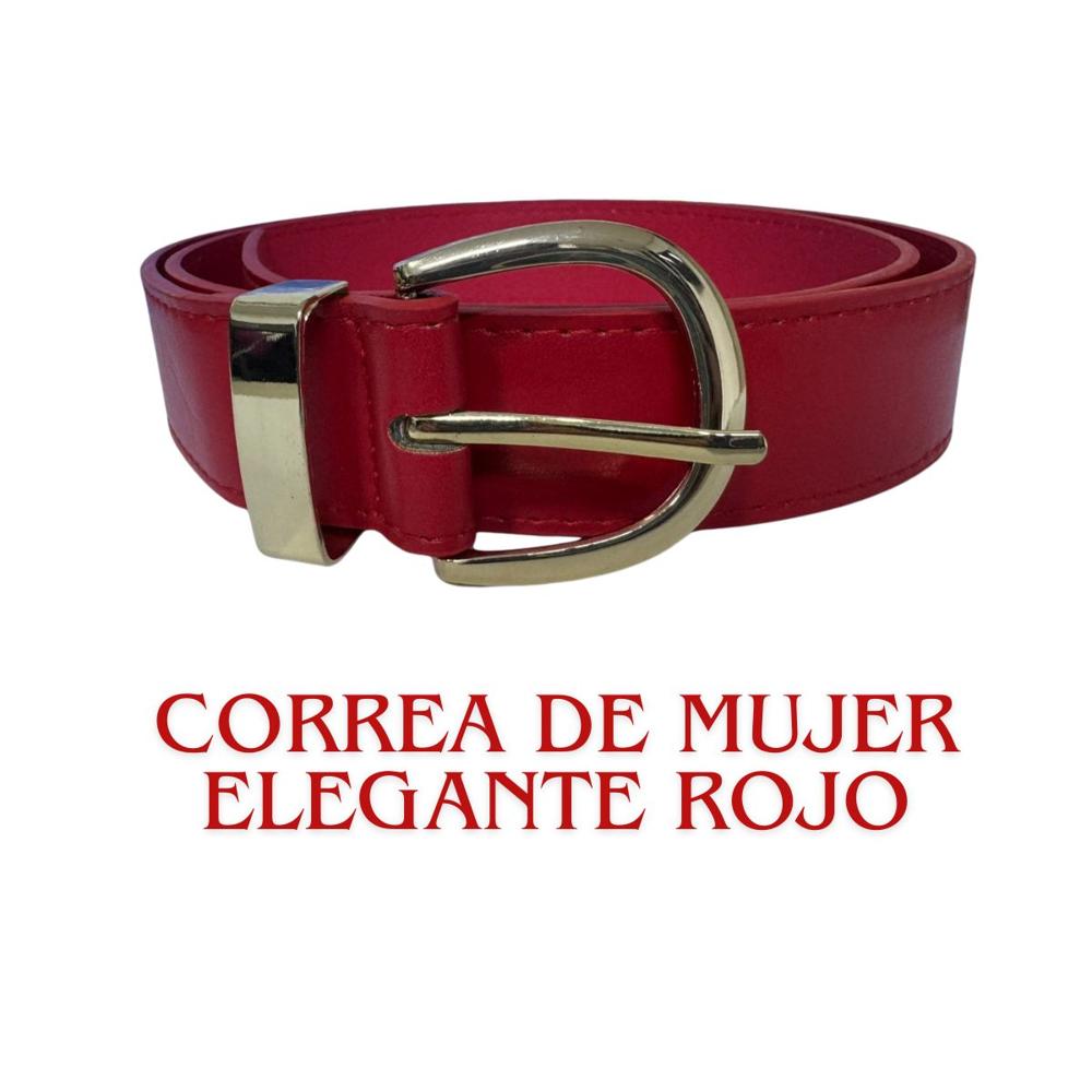 Correa de mujer elegante Rojo