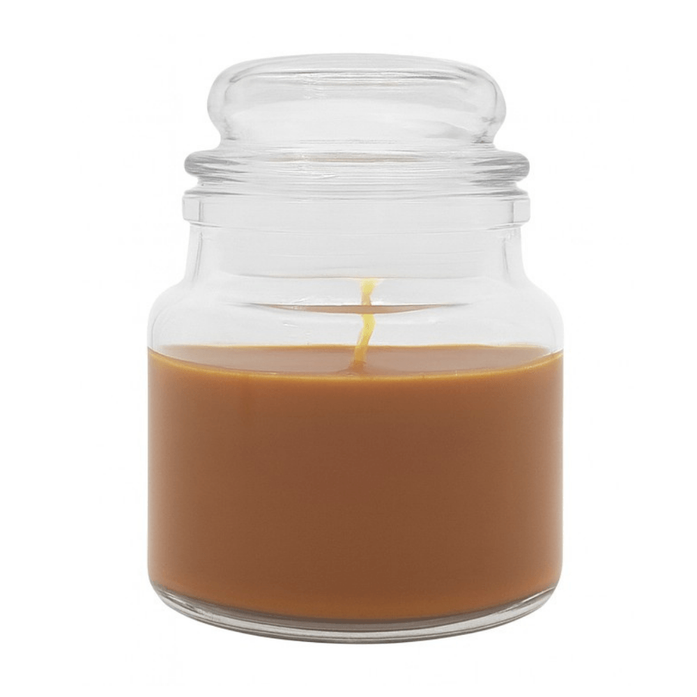 Vela Perfumada Jomy 65G con tapa Madera Orange