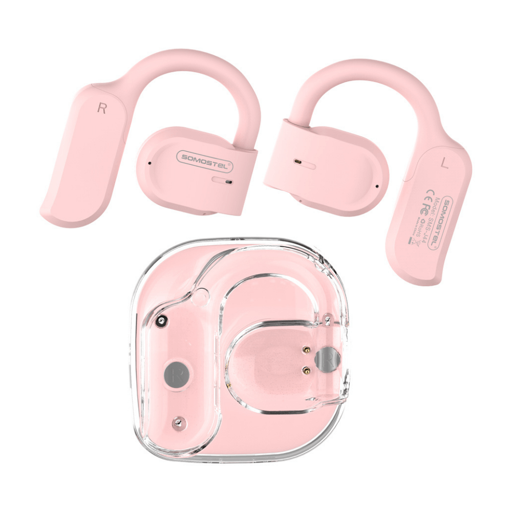 Audífonos Inalámbricos Tws J44 Rosa Somostel