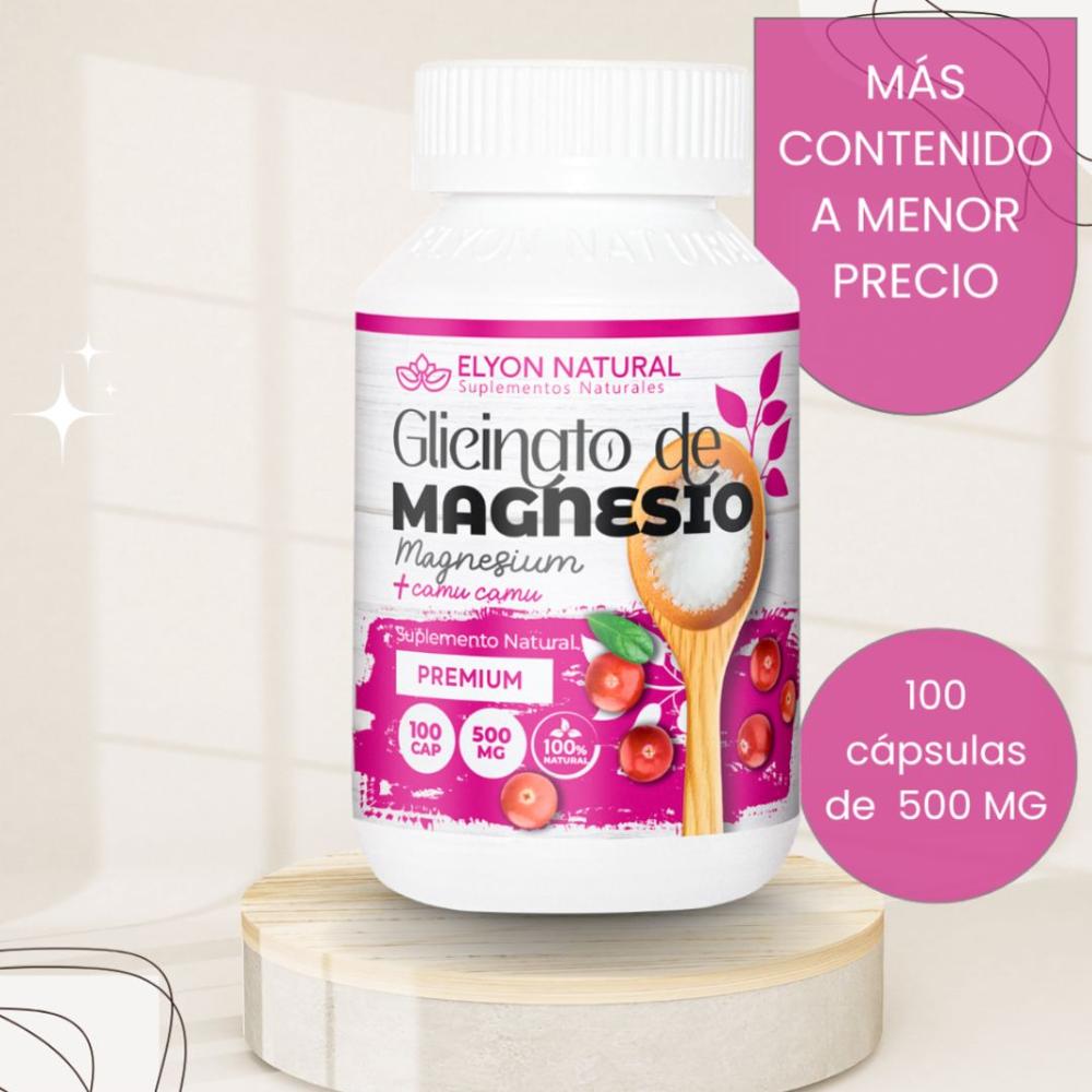 Glicinato de Magnesio 100 cápsulas
