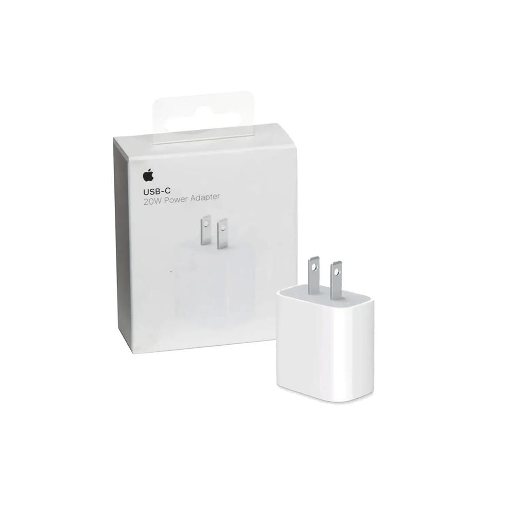 Cargador Apple 20w USB-C para iPhone Color Blanco