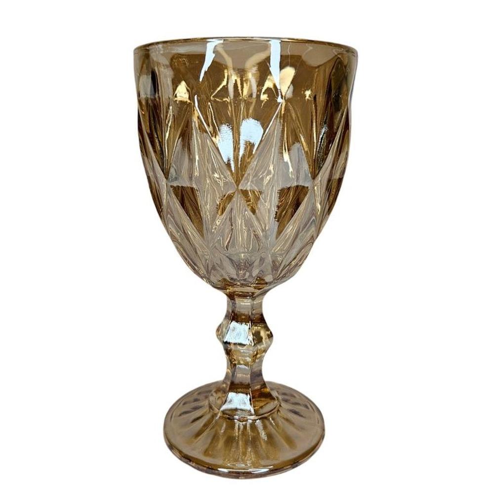 Copas de vino o agua vintage Dorado