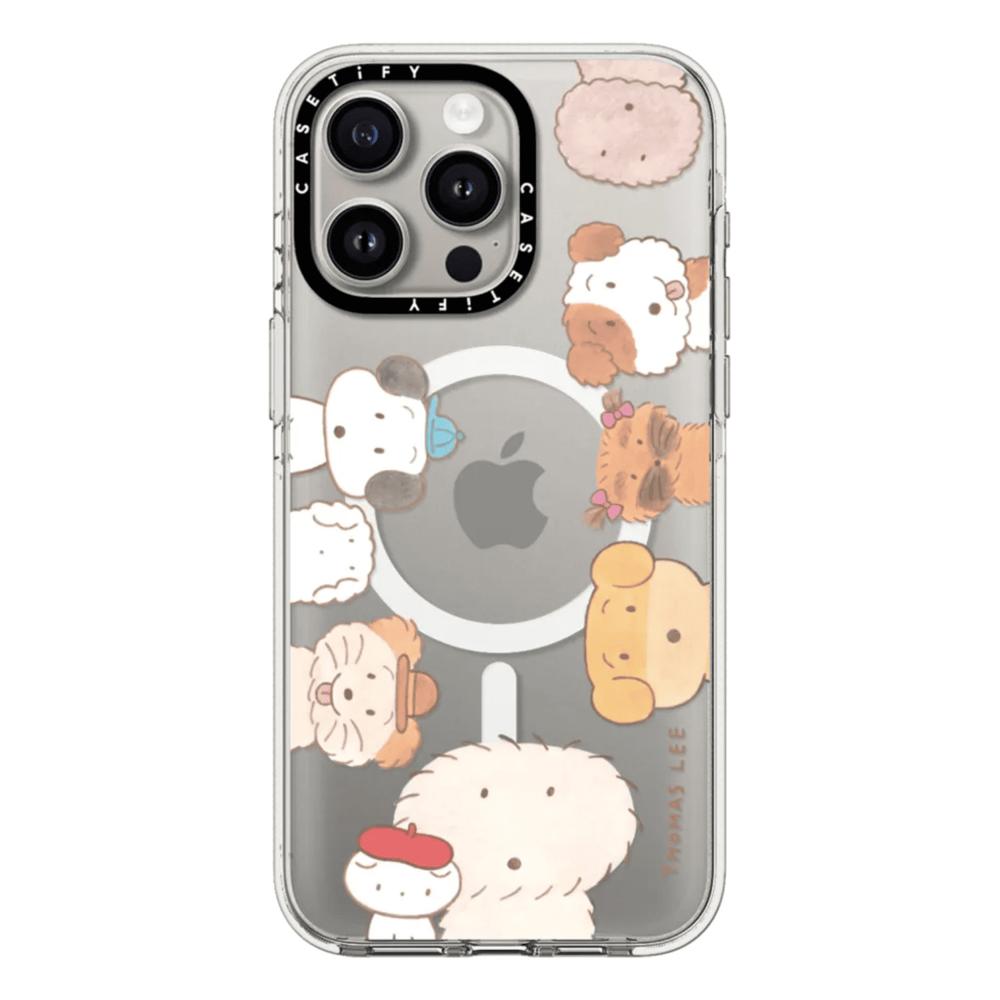 Case Casetify Wake Up! Puppies con Magsafe para Thomas Lee - Iphone 14 Pro