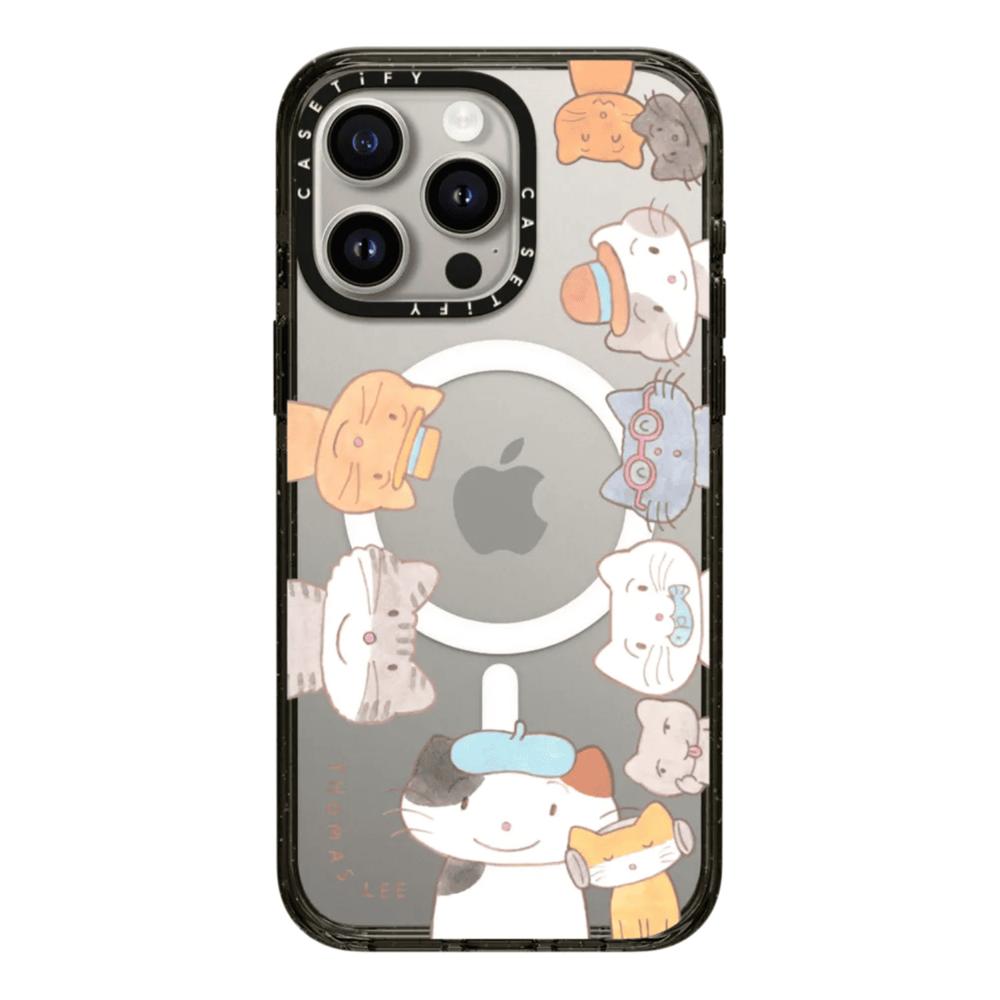Case Casetify Wake Up! Cats con Magsafe para Thomas Lee - Iphone 15 Pro