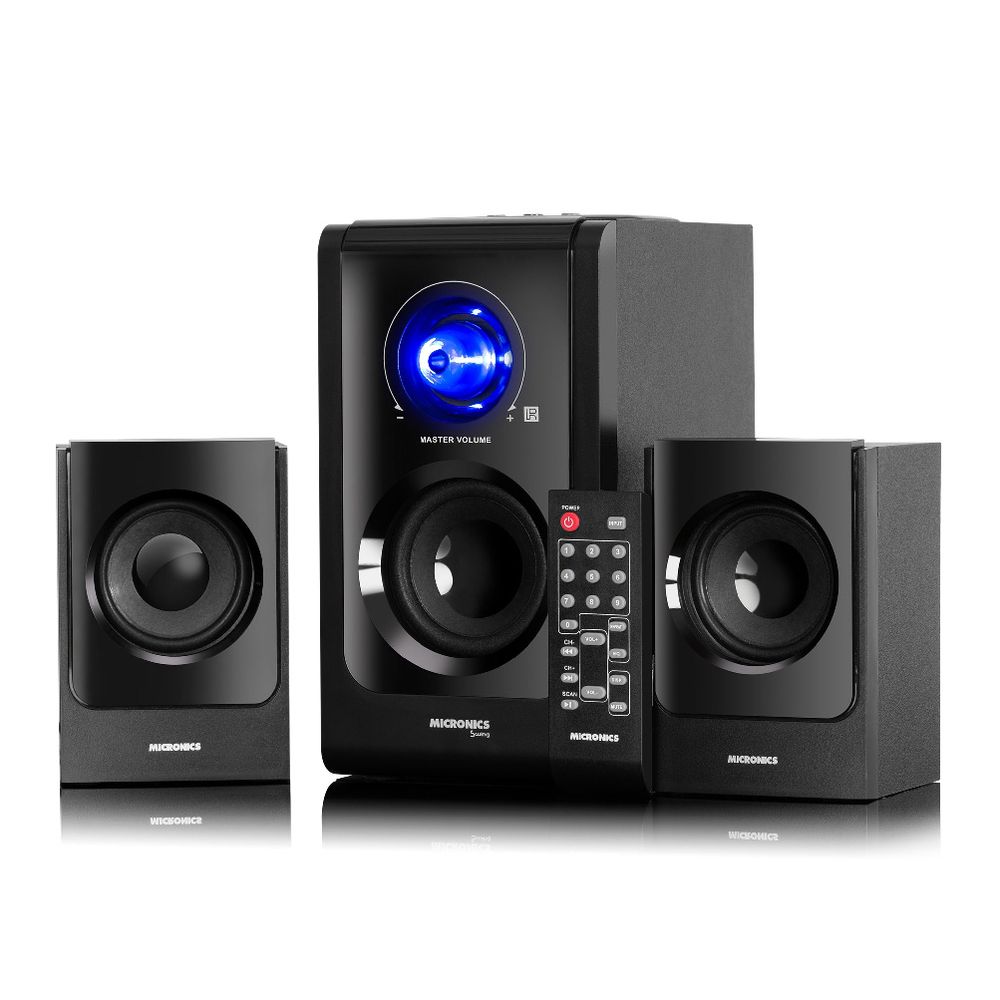 PARLANTE WOOFER MICRONICS S6001BT SWING 60W,LED,FM,SD,USB