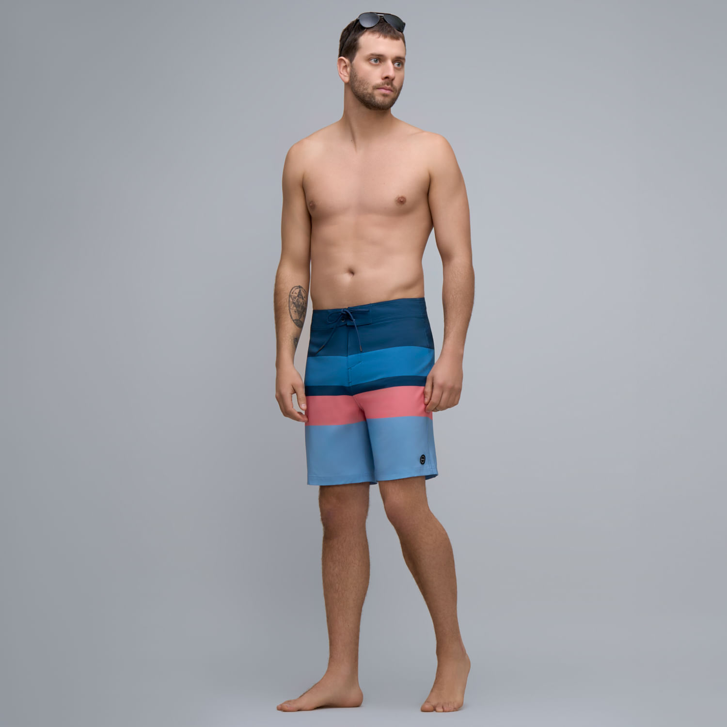 Ropa De Baño Hombre Aereal Bloques Hombre