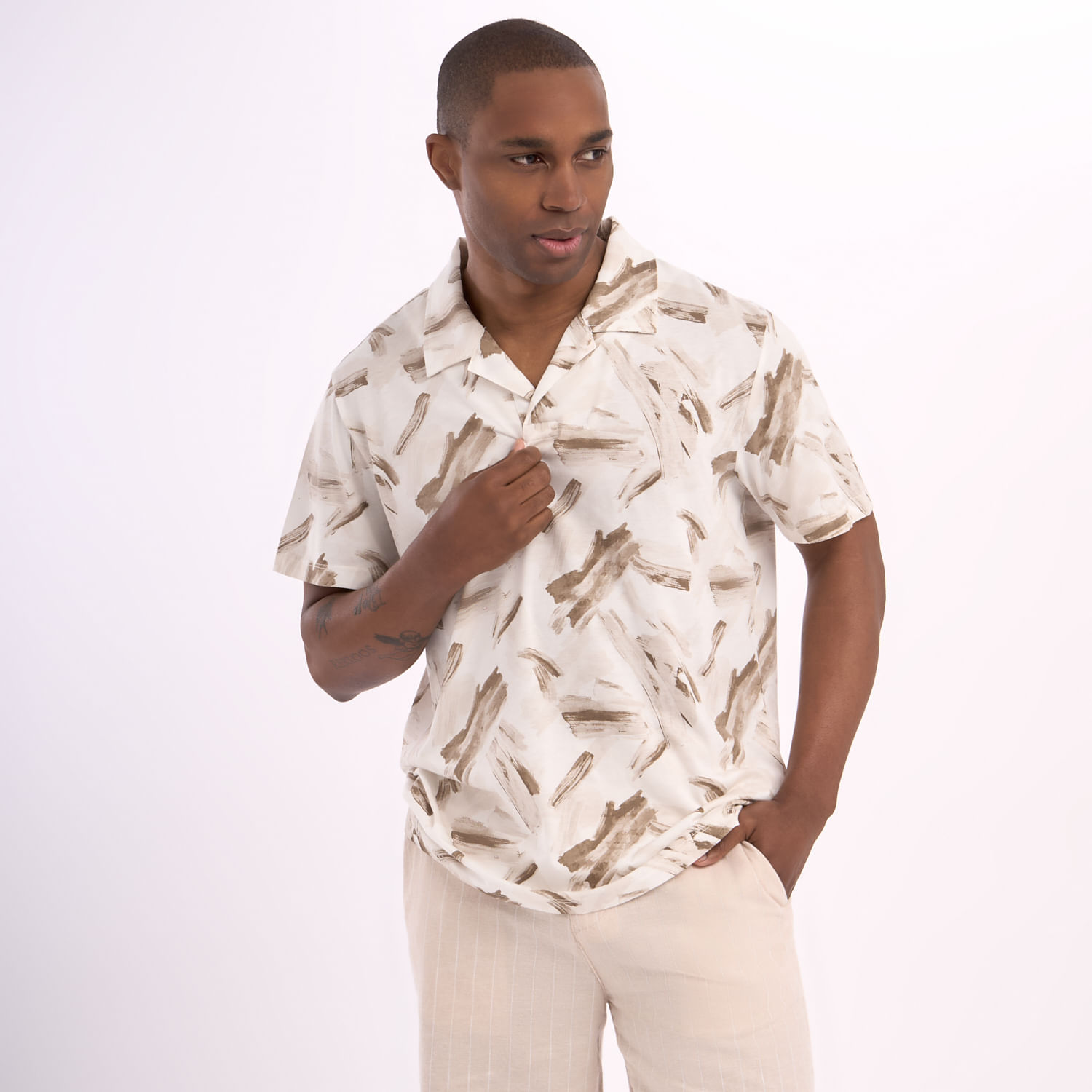 Polo Hombre Malabar Jersey Print