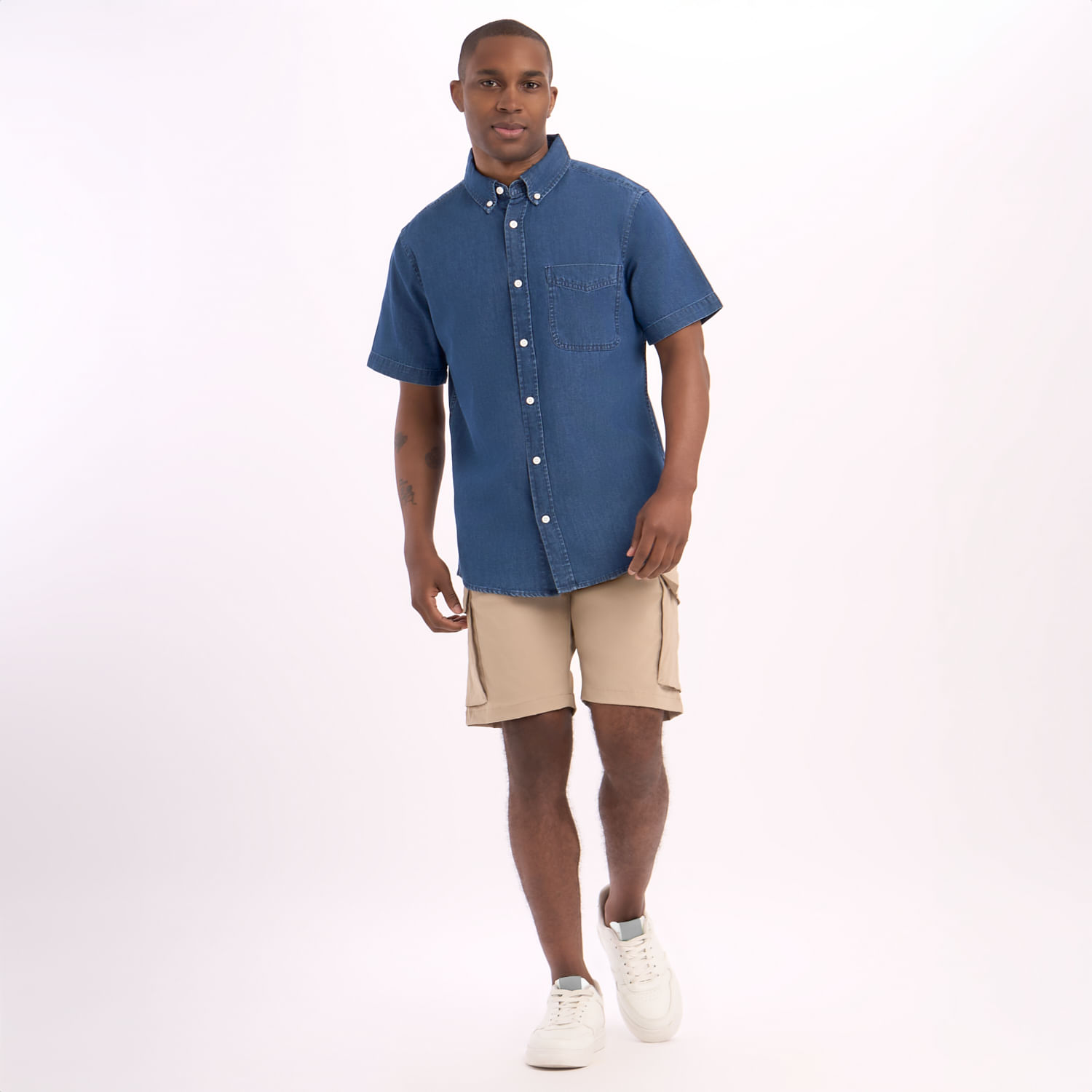 Short Hombre Malabar Elastico Cargo Mes
