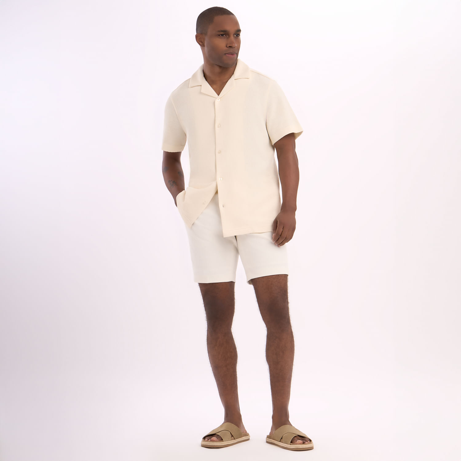 Short Hombre Malabar Chino Text Mes