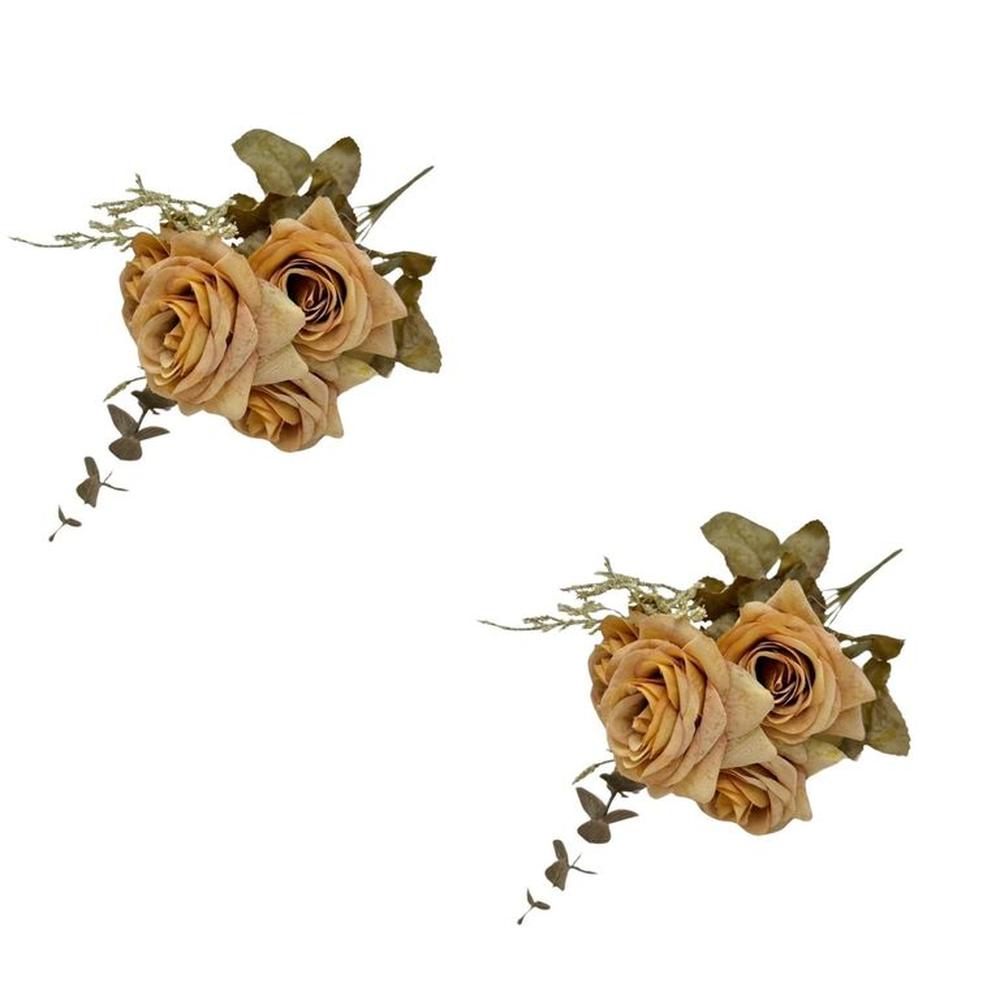 Pack de 2 Bouquets De Rosa En Boton 8224-AM FLORIPASTORE