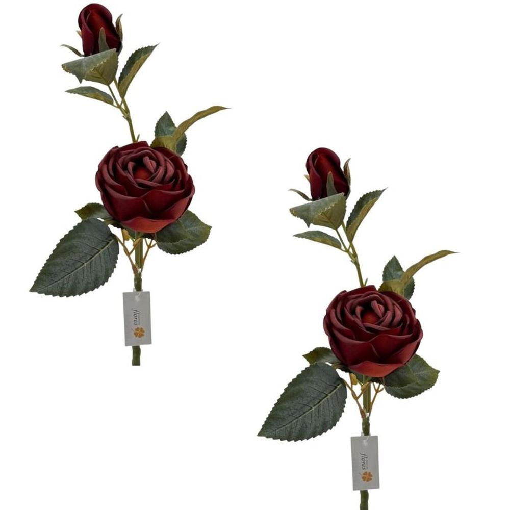 Pack de 2 Varas De Rosa de 46Cm 00019-4 FLORIPASTORE