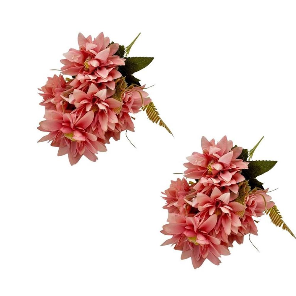 Pack de 2 Bouquets De Dalia BG409015E-ROS FLORIPASTORE