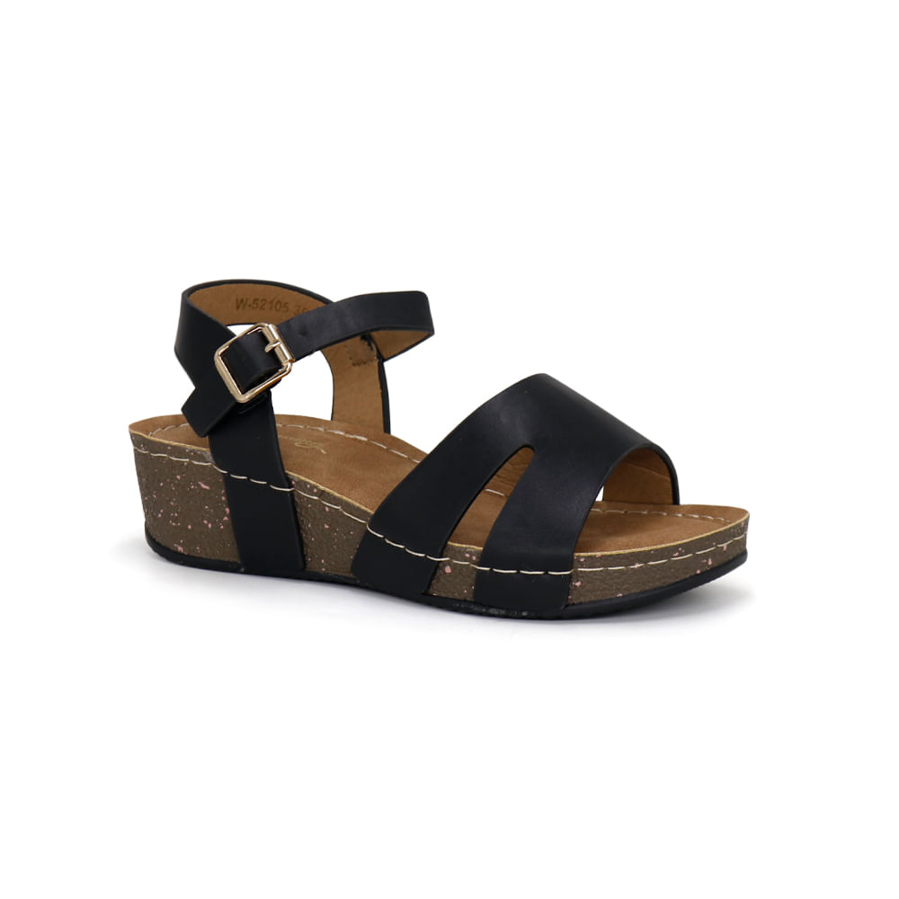 Sandalias de Mujer Casual Charming W-52105 BLACK 37