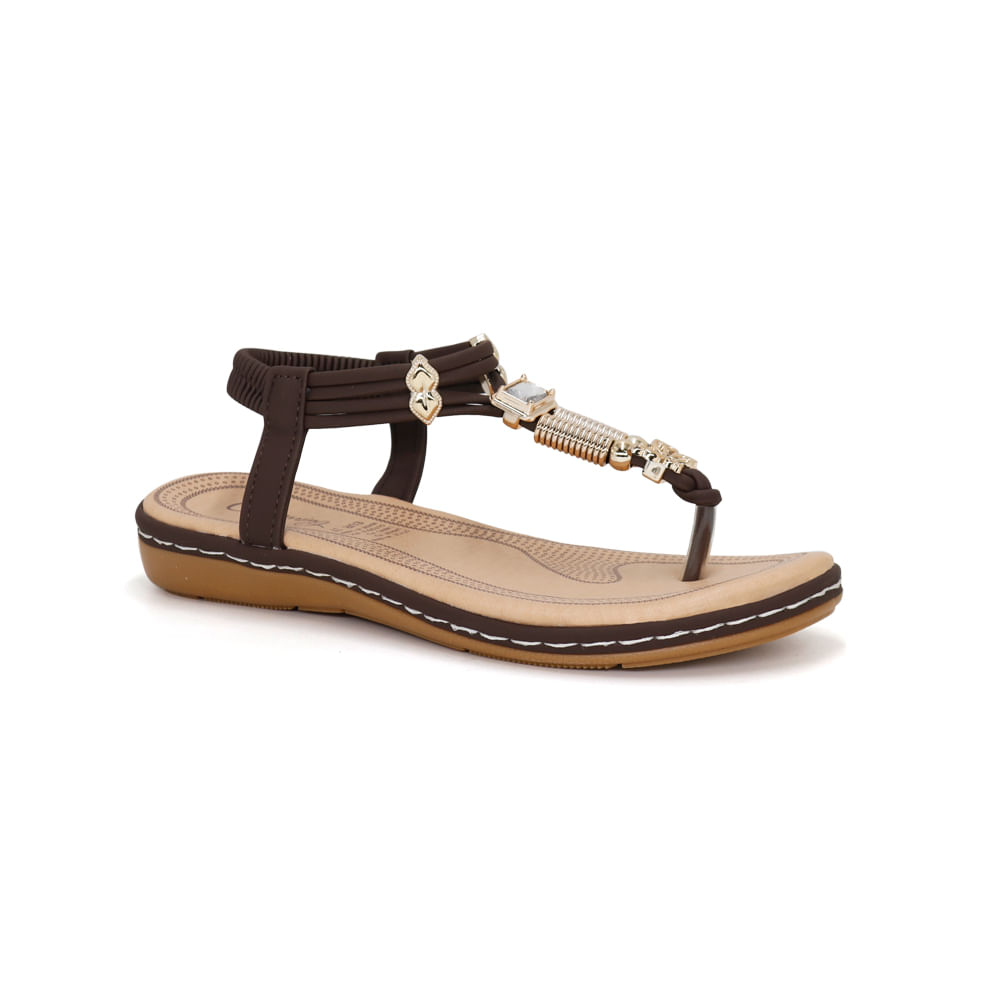 Sandalias de Mujer Casual Charming W-19006 BROWN 39