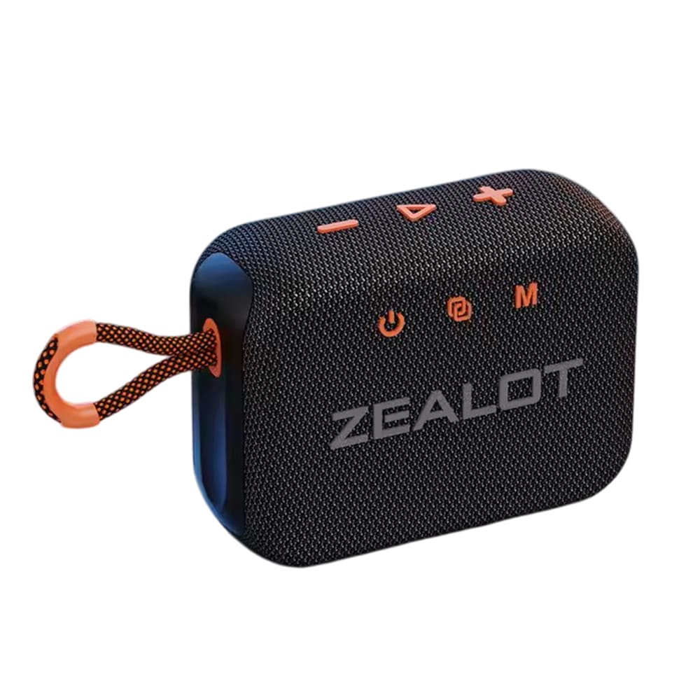 Parlante Inalámbrico Zealot S75 Resistente al Agua 5W Negro