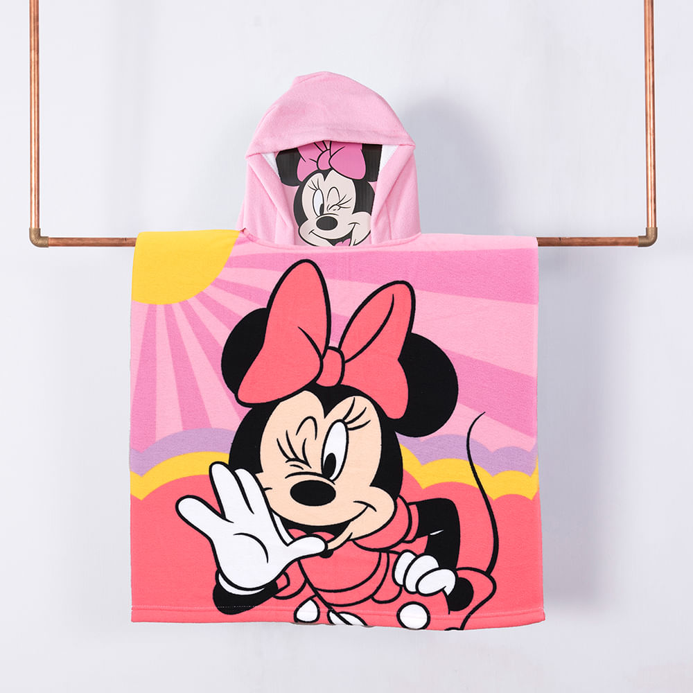 Toalla de Playa Pv26 Capucha Minnie