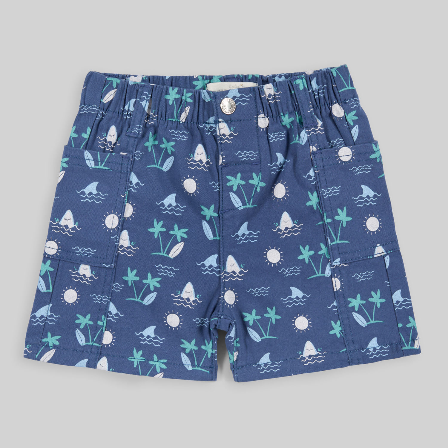 Short Para Bebe Niño Baby Circus Mini Print