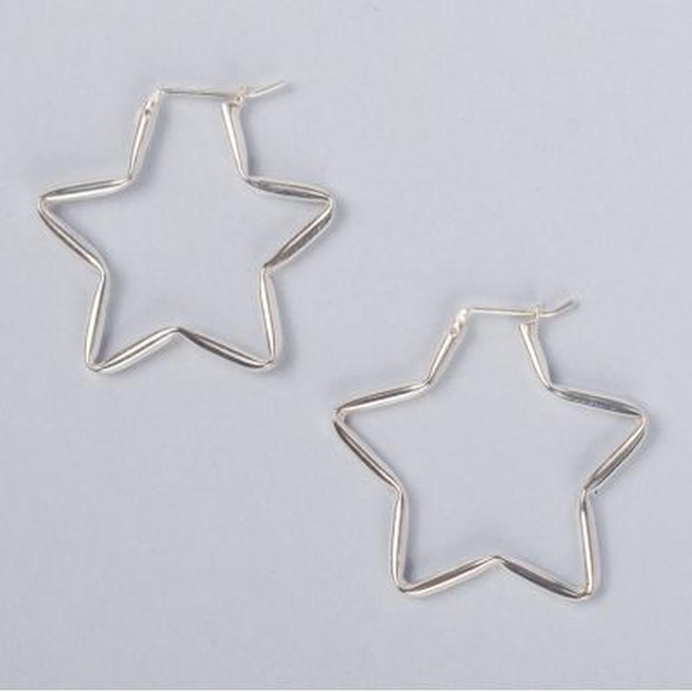 ARETE DE PLATA ARGOLLA ESTRELLA MEDIANA