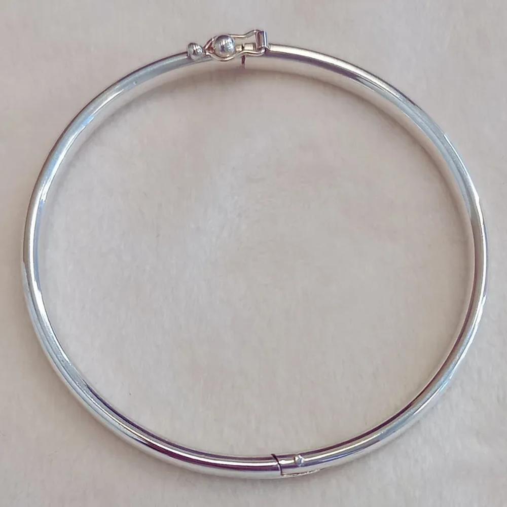 PULSERA DE PLATA M PUÑERA PLANA 65MM