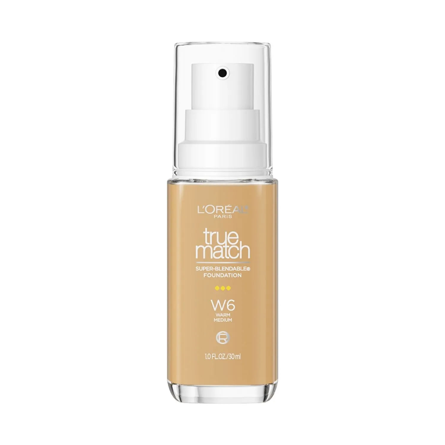 Base Líquida True Match tono W6 1.0 FL.Oz.730ml