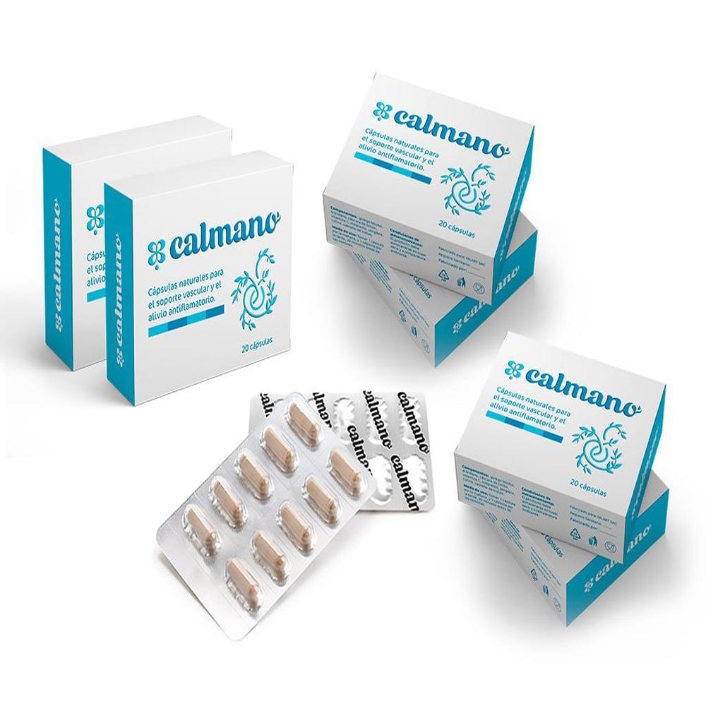 CALMANO - 6 pack - CAPSULAS para VARICES y HEMORROIDES