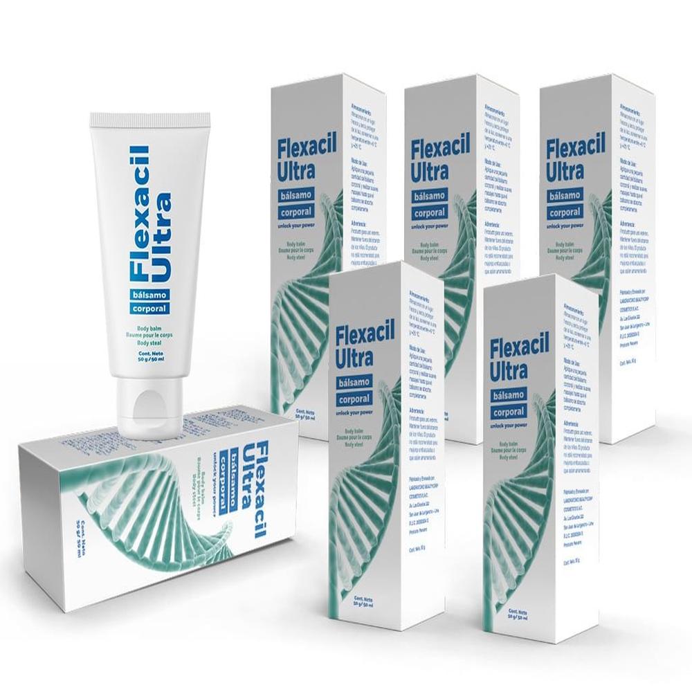 FLEXACIL ULTRA CREMA -6 Pack-Alivio Natural para el Dolor Articular FLEXACIL ULTRA CREMA -6 Pack-Alivio Natural para el Dolor Articular