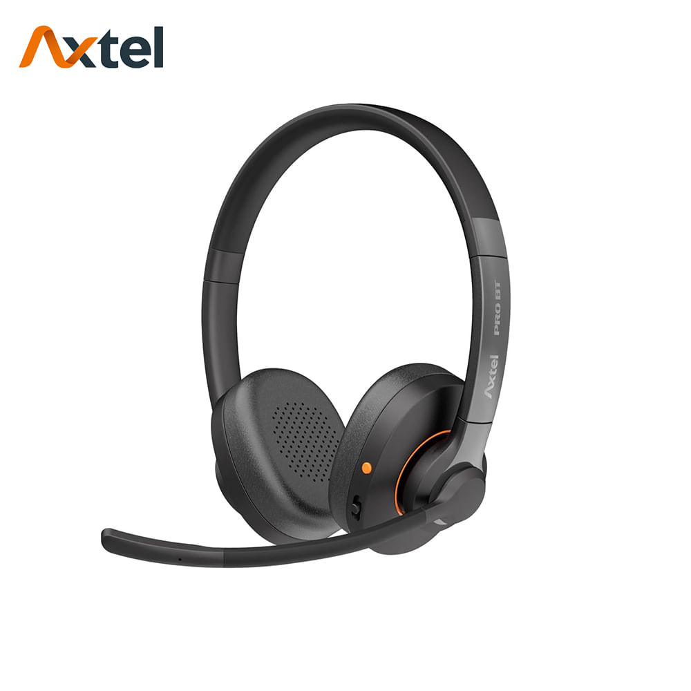 Auriculares Axtel Pro BT duo Inalámbrico Diadema CALL CENTER USB Tipo C Bluetooth Negro - AXH-PROBTD