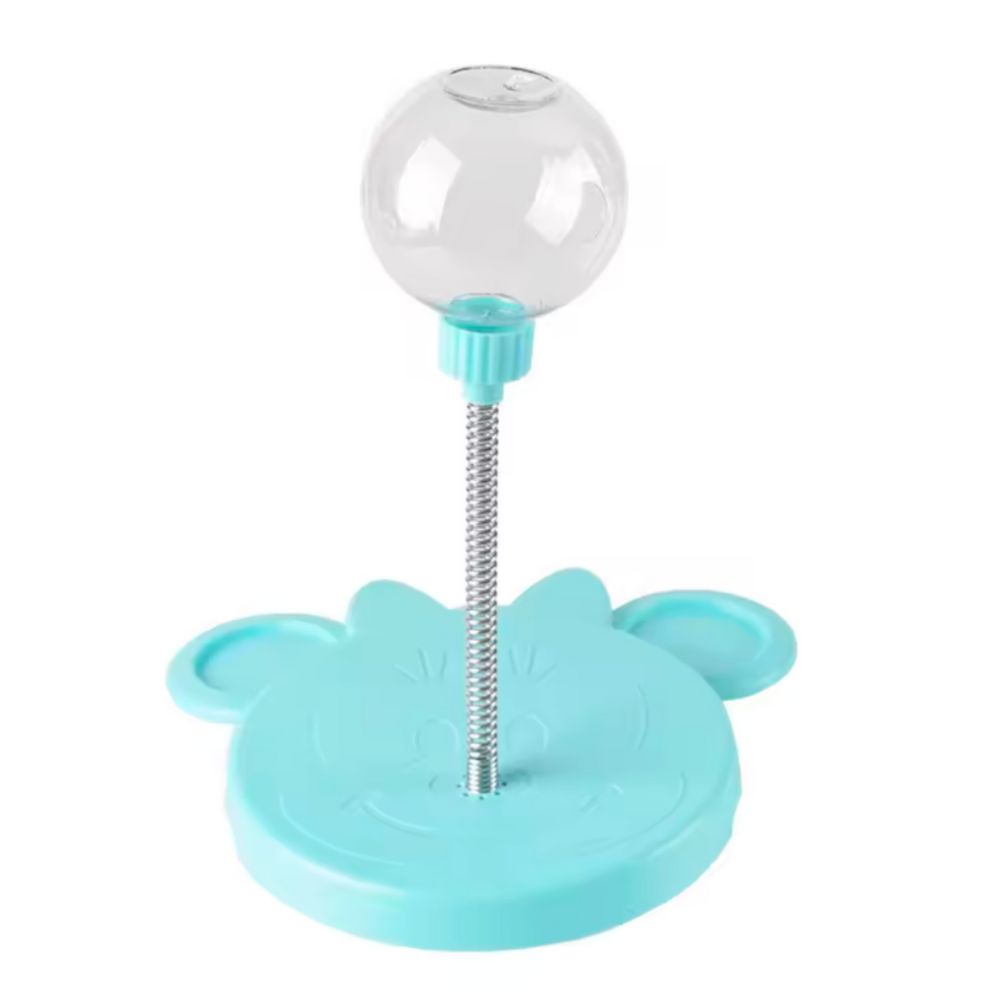 Bola Dispensadora de Comida Interactiva con Resorte Rosado Bola Dispensadora de Comida Interactiva con Resorte Rosado