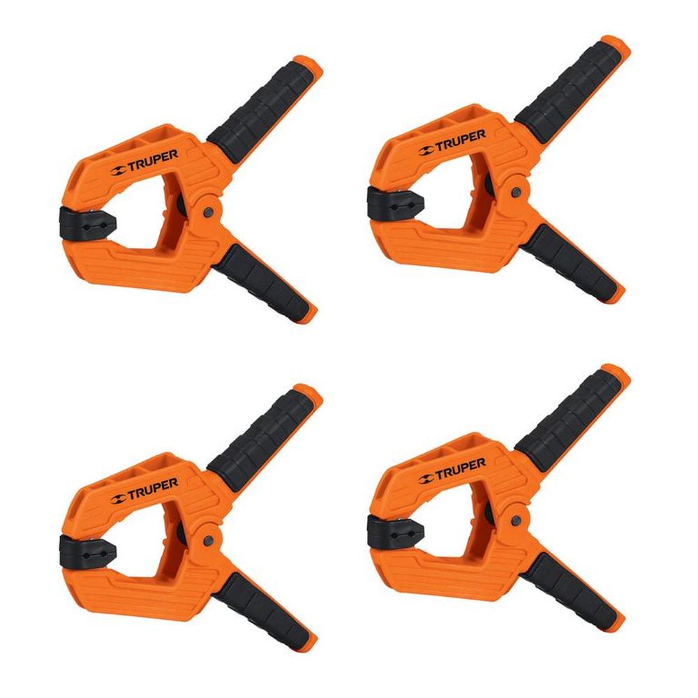 Combo Prensa de resorte de 4 pulgadas x 4 unidadesTruper 17700-4