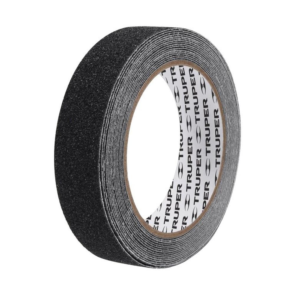 Cinta antiderrapante negro 25 mm x 5m Truper 12542