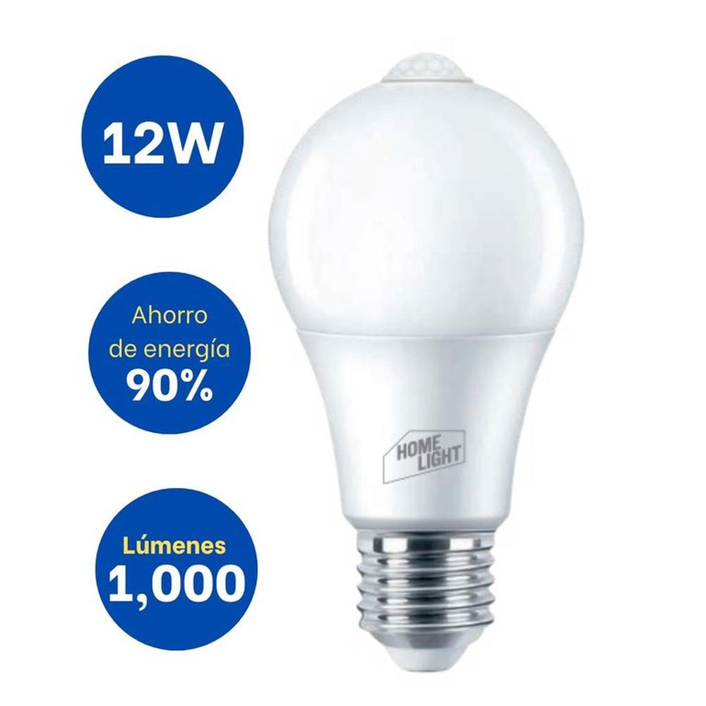 Foco Led sensor de movimiento 12w luz blanca Home Light 046507