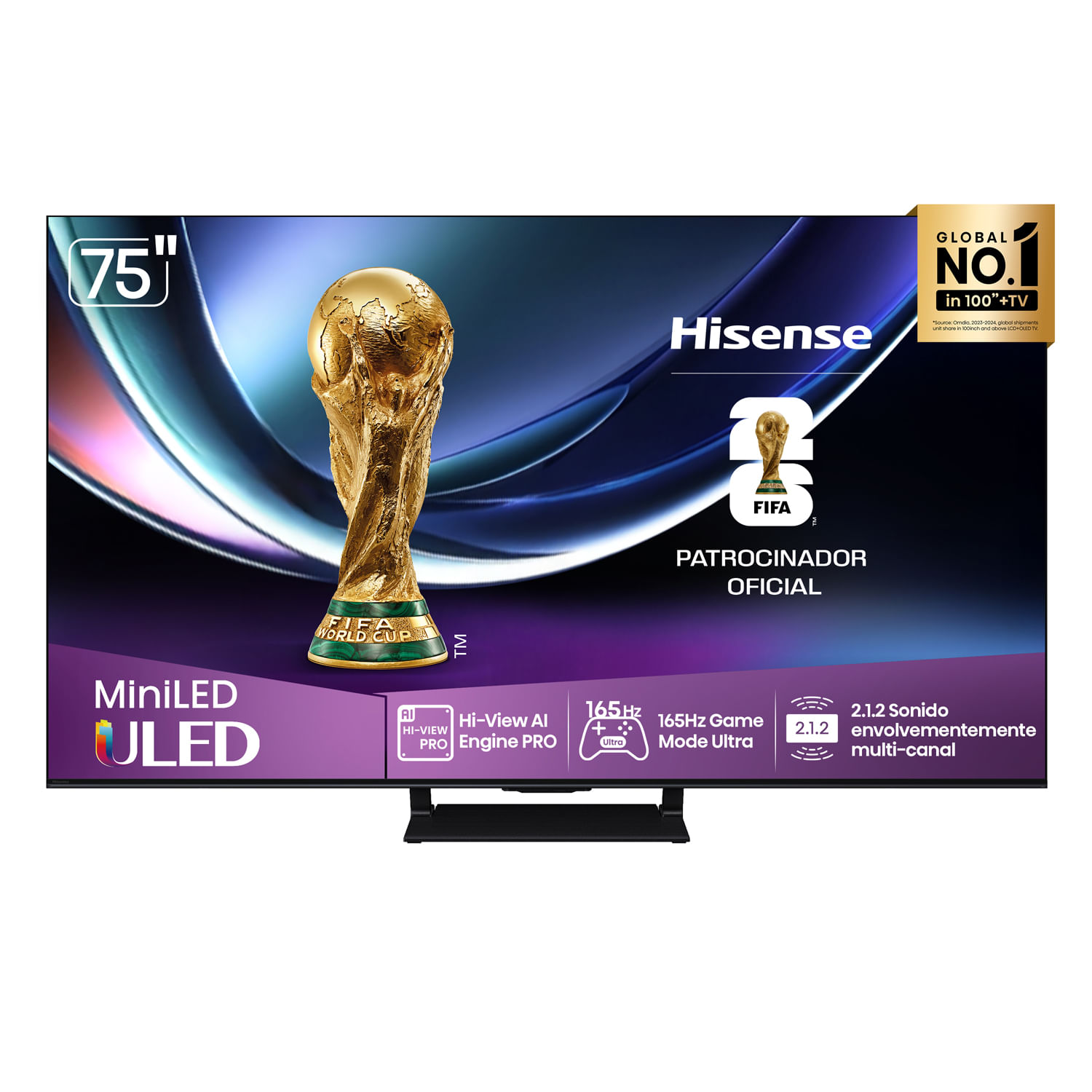 Televisor Hisense 75"" 75U7QG ULED MINILED UHD4K