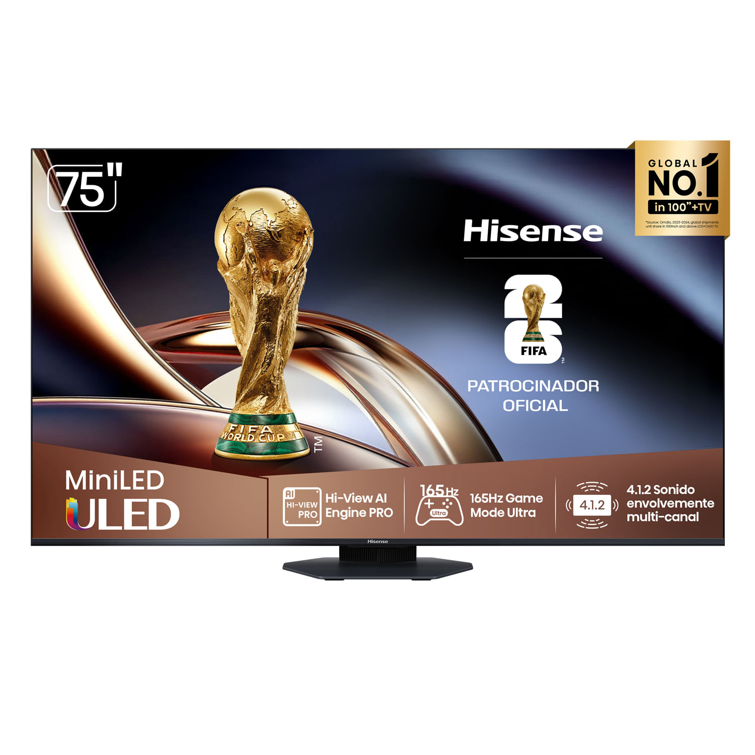 Televisor Hisense 75"" 75U88Qg Miniled QLED UHD Smart Google Tv