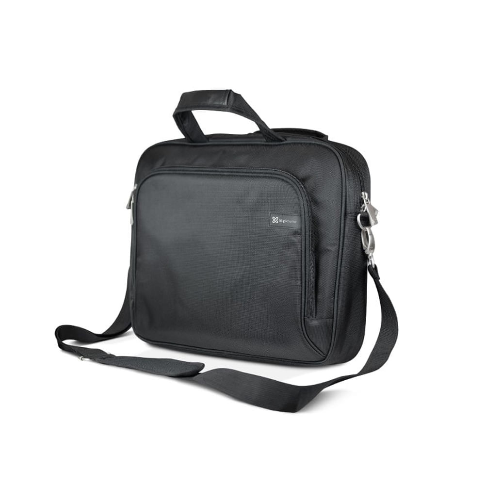 Maletín rígido Klip Xtreme 15.6” en gris oscuro con cierre Carry ON - Protección y estilo