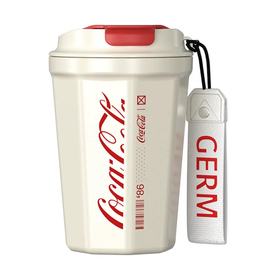 Termo Germ Rombo Coca Cola Crema 390ml Acero Inoxidable