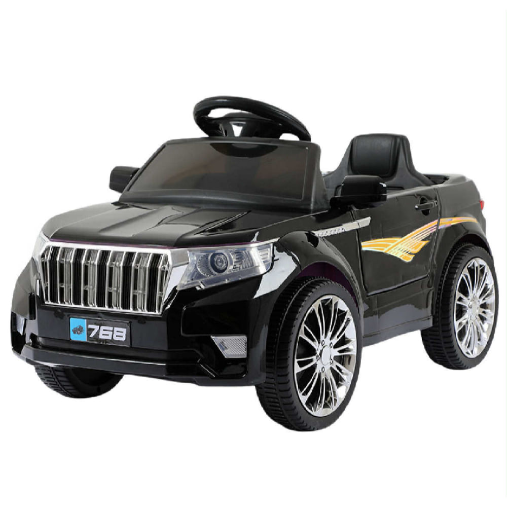 Carro Batería con Control Auto Coche Elegante Eléctrico Niños Bebes Negro