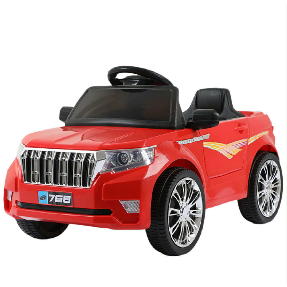 Carro Batería con Control Auto Coche Elegante Eléctrico Niños Bebes Rojo