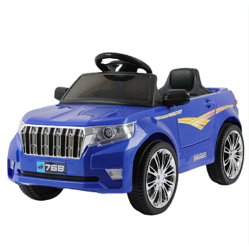 Carro Batería con Control Auto Coche Elegante Eléctrico Niños Bebes Azul