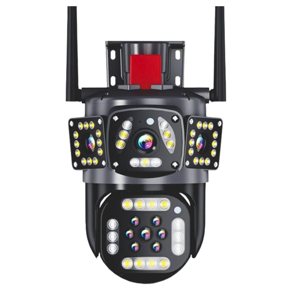 CÁMARA DE SEGURIDAD WIFI TRIPLE LENTE SEISA FHD 360º SENSOR DE MOVIMIENTO