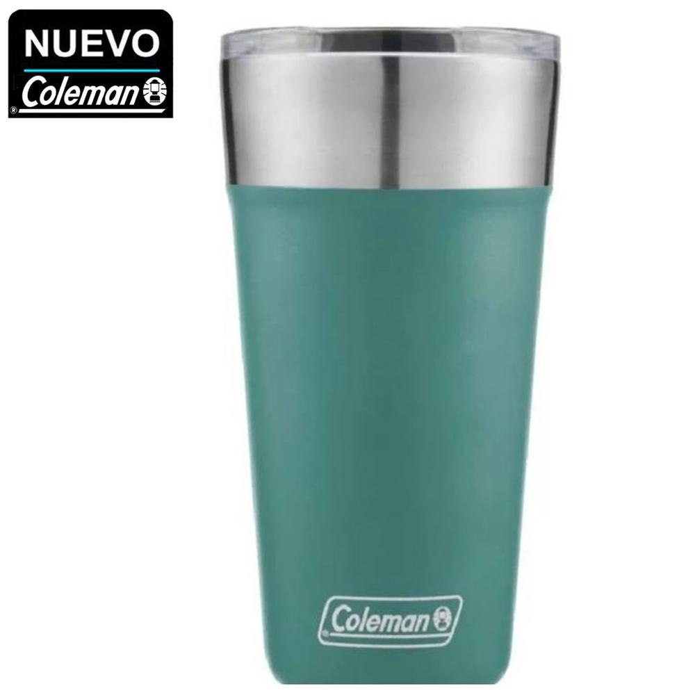Vaso de Acero Inoxidable Coleman Brew Turquesa 532ml