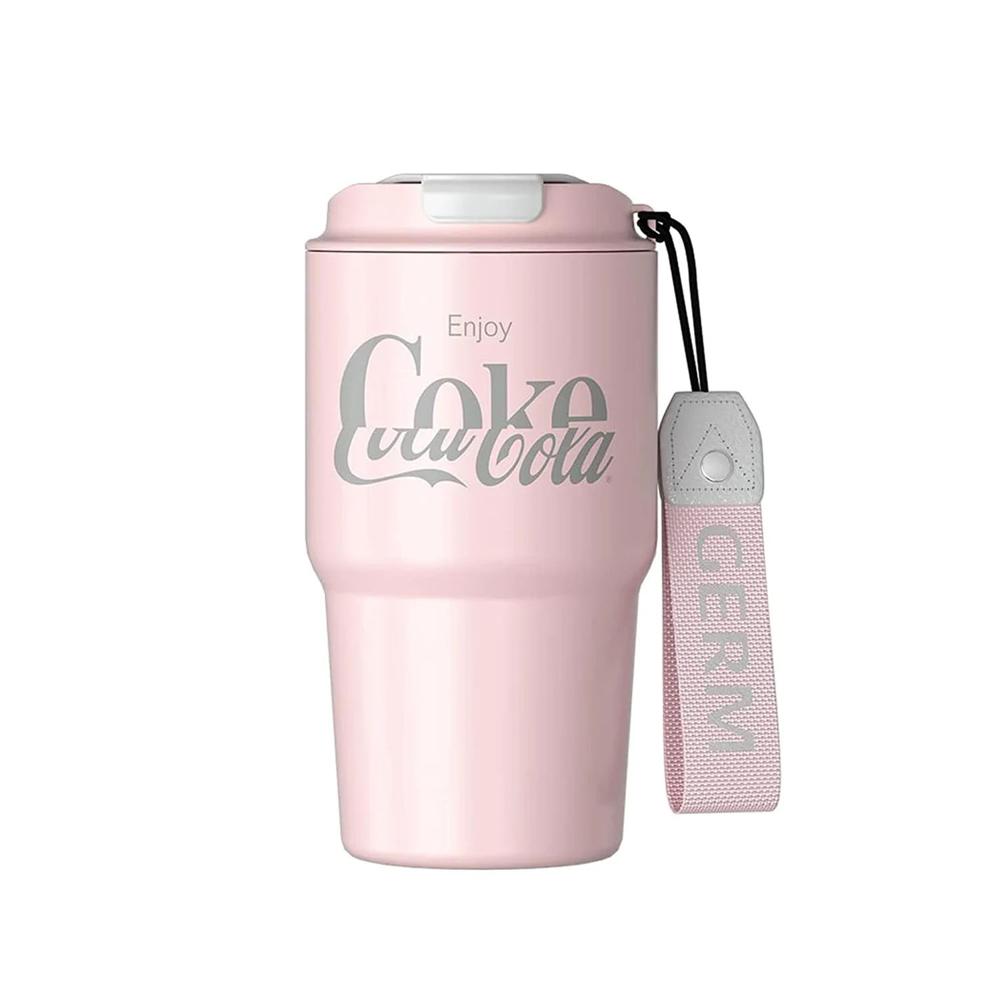Vaso Térmico Germ Coca-Cola Rosado Coral 590 ml