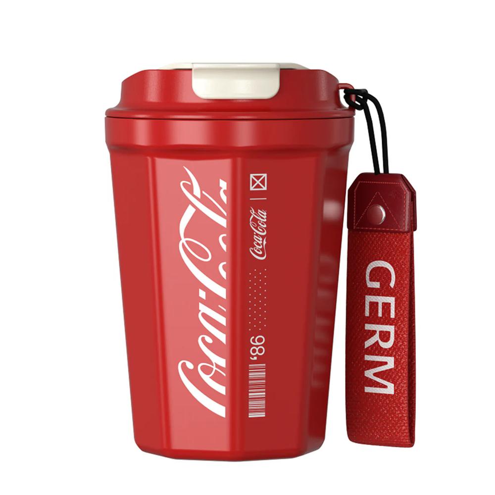 Termo Germ Rombo Coca Cola Rojo 390ml Acero Inoxidable