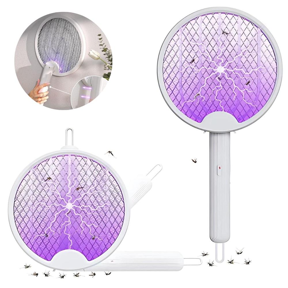 Raqueta Mata Mosquitos Eléctrica Recargable 2 en 1  740009