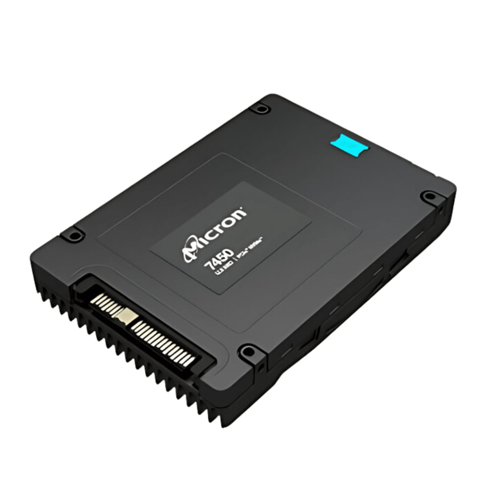 SSD Micron 7450 PRO de 7.68TB 2.5'' U.3 PCIe 4.0 NVMe - Alta velocidad de lectura 6800 MB/s