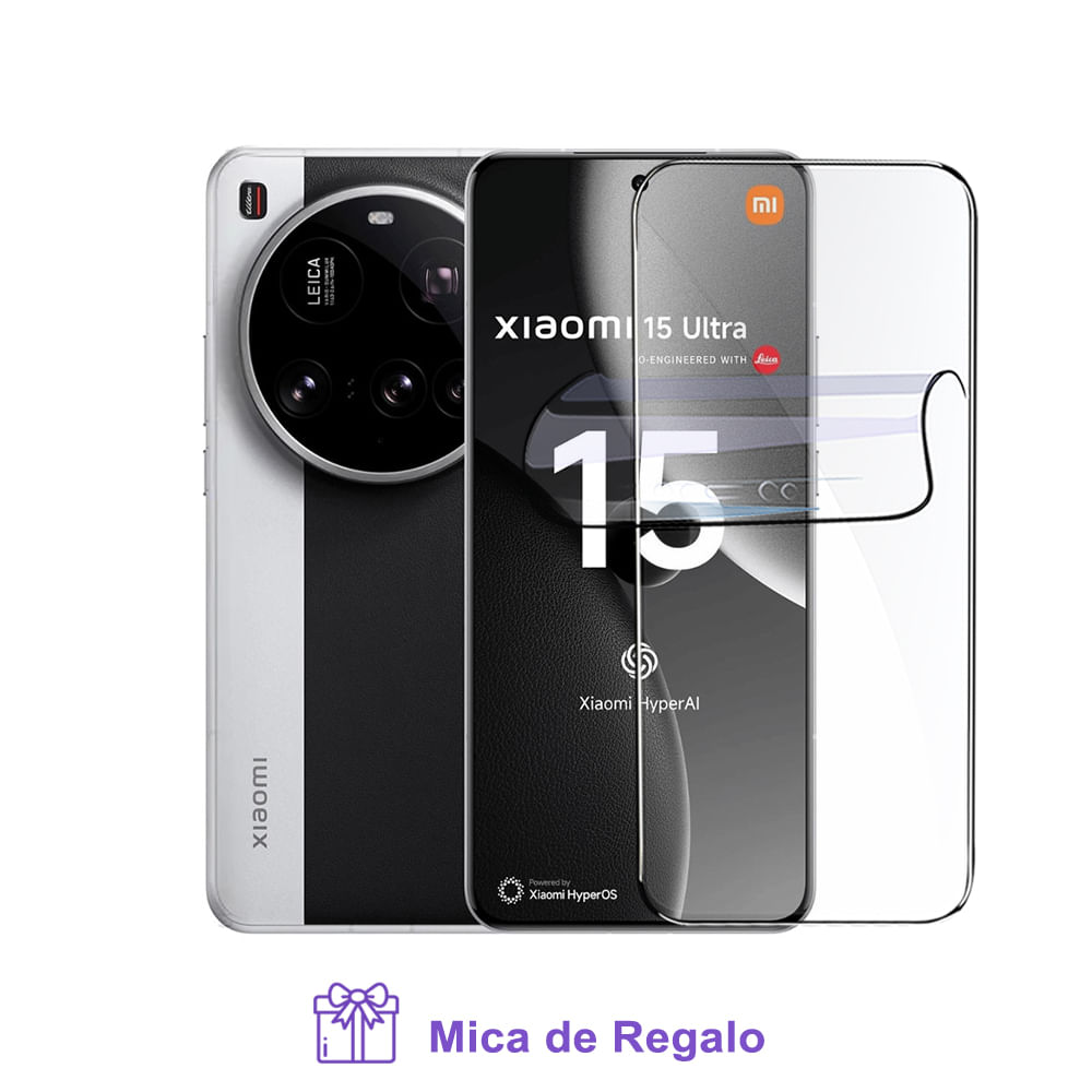 Xiaomi 15 Ultra 16Gb Ram Silver Chrome 1Tb con Mica Hidrogel